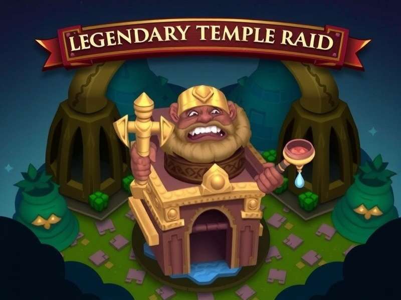Legendary Temple Raid Game Banner
